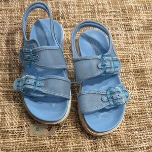 Cat & Jack Light Blue Kids Double-Strap Sandals